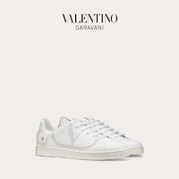 VALENTINO GARAVANI/华伦天奴 女士 白色 Backnet 皮革运动鞋 ZW2S0M20CYE0BO  （38、白色）