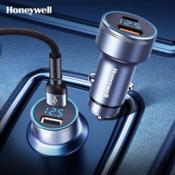 省30元 车载点烟器 霍尼韦尔honeywell 车载充电器快充版pd45w Type C Usb A插头 2件多少钱 什么值得买