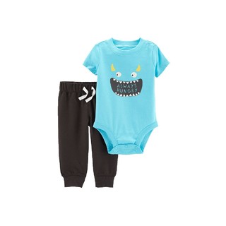 Carter's 孩特 婴儿套装短T长裤2件套最大80码 29元 超值