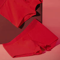 2条装 男式幸运红基础平角内裤