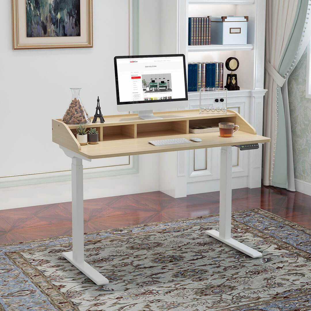 loctek乐歌ehd12电动升降双层书桌1205875cm