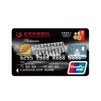 BRCB 北京农商银行 福农系列 信用卡白金卡