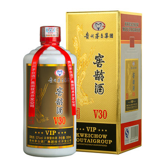 MOUTAI 茅台 窖龄酒 V30 52%vol 浓香型白酒 500ml*6瓶 整箱装