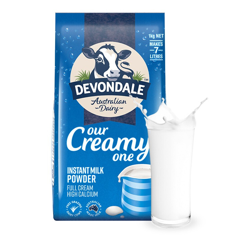 88VIP：DEVONDALE 德运 全脂高钙奶粉1kg
