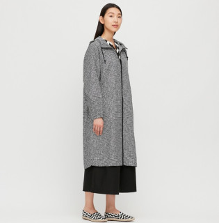 商品uniqlo 优衣库 lifewear系列 女士长款风衣 427385 黑色 l