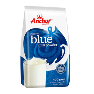 Anchor 安佳 全脂奶粉400g袋装 学生成人奶粉 新西兰进口奶源新旧包装随机发货