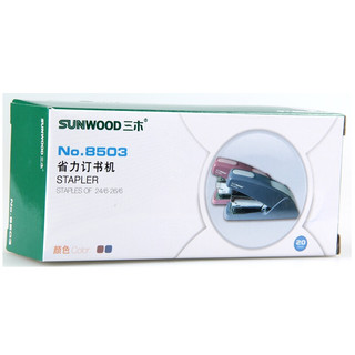 SUNWOOD 三木 8503 省力订书机 红色