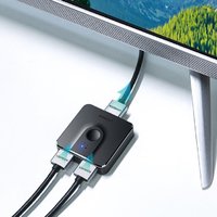 UGREEN 绿联 CM217  HDMI双向切换器 二进一出 黑色