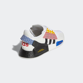 adidas Originals NMD_R1.V2 中性休闲运动鞋 FZ4825 白/黑/蓝/红 42