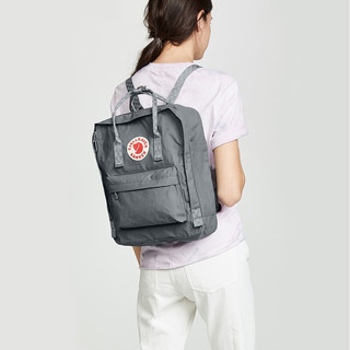 FJÄLLRÄVEN 北极狐 OUTDOOR KankenFamily Kanken Classic系列 中性双肩包 23510-046-904 超级灰/棋盘 16L