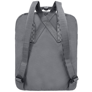 FJÄLLRÄVEN 北极狐 OUTDOOR KankenFamily Kanken Classic系列 中性双肩包 23510-046-904 超级灰/棋盘 16L