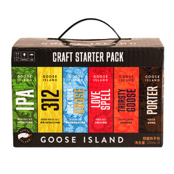 GOOSE ISLAND 鹅岛 精酿啤酒 新手包6种口味礼盒装 330ml*6听 *2件