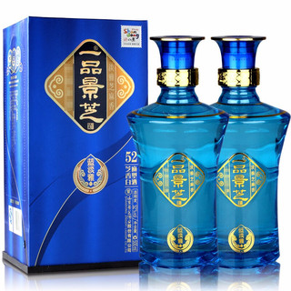 景芝 一品景芝 蓝淡雅 52%vol 芝麻香型白酒 500ml*6瓶 礼盒装