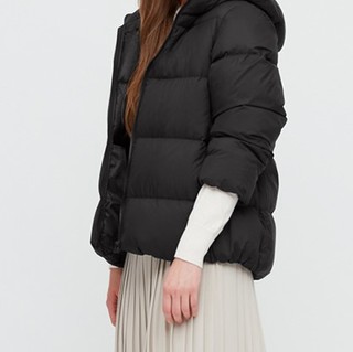 UNIQLO 优衣库 女士短款羽绒服 429458 黑色 XS