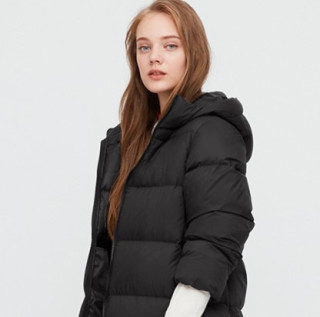 uniqlo 优衣库 女士短款羽绒服 429458 黑色 s