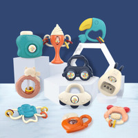 京东PLUS会员：益米 新生儿手摇铃牙胶安抚玩具 10件套 +凑单品