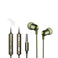 NetEase CloudMusic 网易云音乐 ME01W 入耳式有线耳机 绿色