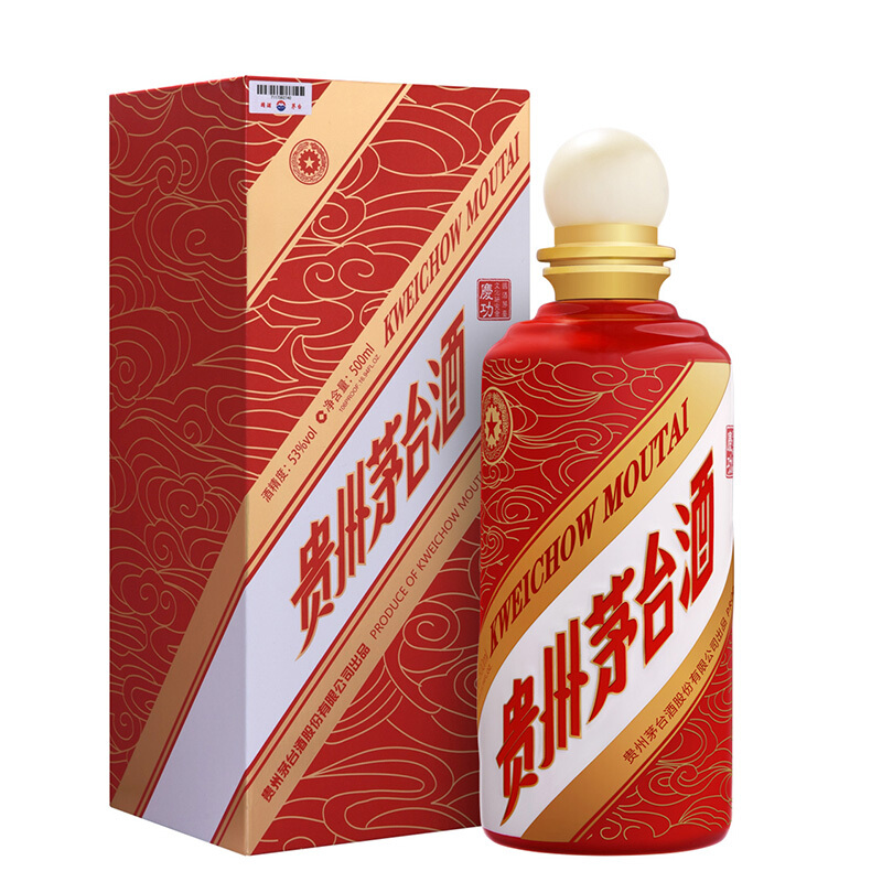 moutai 茅台 2018茅台庆功酒 53度l 500ml