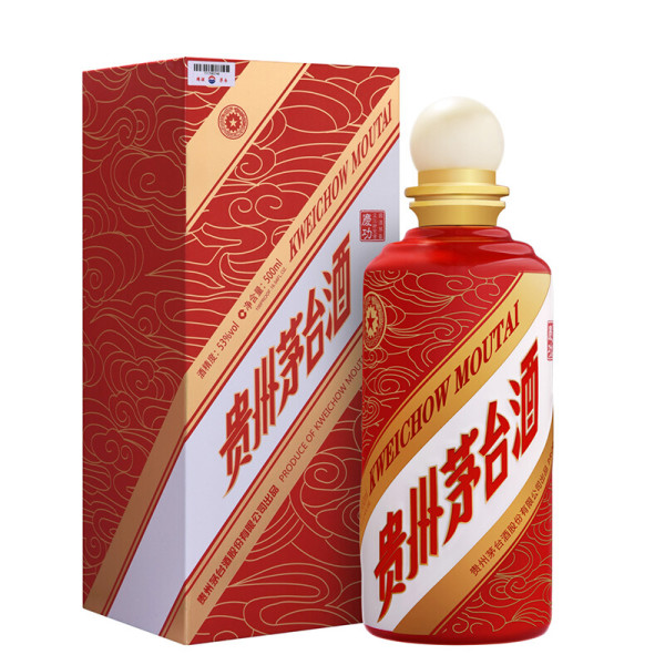 moutai 茅台 茅台庆功酒 53%vol 酱香型白酒 500ml 单瓶装