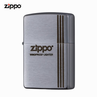 美国进口之宝（ZIPPO）防风煤油打火机不含油 复古线条 品牌直供原装正版