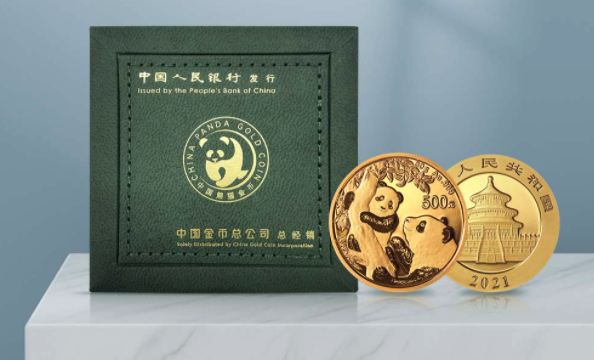 2021年普制熊猫金币单枚装30g