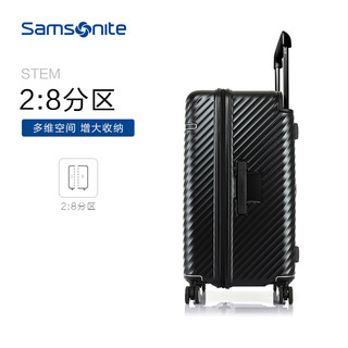 Samsonite/新秀丽行李箱宽拉杆箱TRUNK箱型旅行托运箱26/28寸 HJ1（26寸【需托运，适合1-2周长途旅行】、红色）