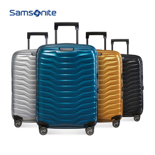 Samsonite/新秀丽【铠甲箱】科技潮流拉杆旅行箱行李箱20/28寸CW6（20寸、石油蓝）