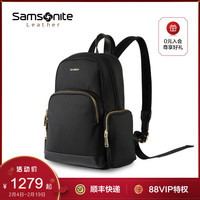 Samsonite 新秀丽 双肩包轻盈女包13寸电脑包商务简约背包 TW2（黑色M（13.3英寸电脑包））