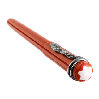 MONTBLANC万宝龙钢笔传承系列红色蛇笔墨水笔M尖 114725
