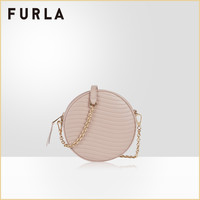 FURLA/芙拉经典款SWING 女士迷你单肩斜挎圆形手袋BZU4-1043390(草莓色)