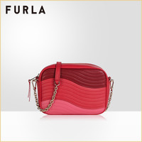 FURLA/芙拉SWING 早春女士渐变色迷你单肩斜挎包 BZM4-1045209(红色+玫红色)