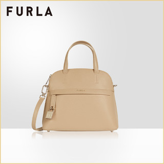 FURLA/芙拉经典款PIPER 2020新款小号手提贝壳包女斜挎包 BAHU-1057360（火红色）