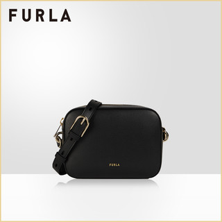 FURLA/芙拉BLOCK 2020春季新款女士迷你单肩斜挎包纯色休闲斜挎包 BZY7-1055794（棕色）