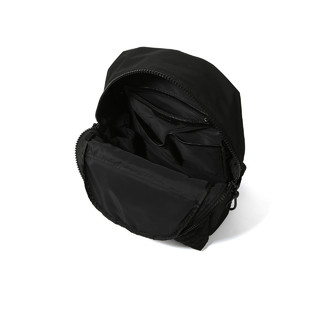 迪桑娜女包休闲大容量双肩包 时尚简约包包潮流迷彩印花书包背包（黑色*）