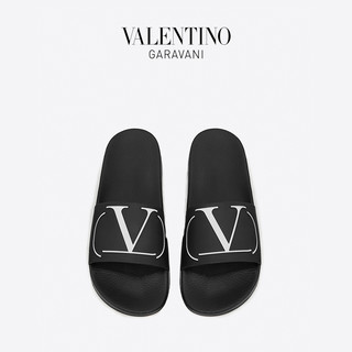 VALENTINO GARAVANI/华伦天奴 男士 黑色 VLogo Signature 凉鞋 501938_SY2S0873 DFU0NI （42、黑色）