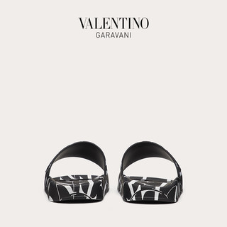 VALENTINO GARAVANI/华伦天奴 男士新品黑色 VLTN TIMES 橡胶凉鞋 VY2S0873-YRJ-0NI （39、黑色）