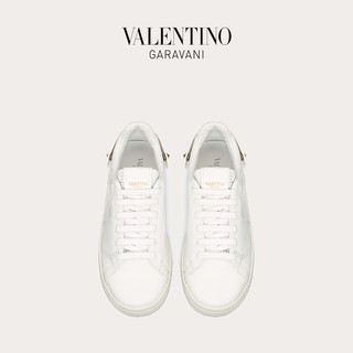 VALENTINO GARAVANI/华伦天奴 女士新品 白色 Backnet 皮革运动鞋 RW0S0M20 CYE 0BO （36、白色）