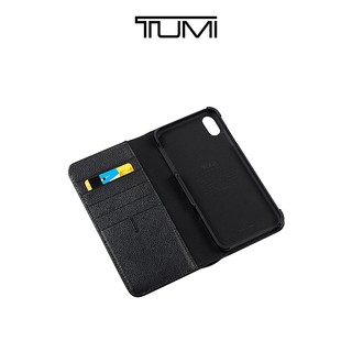 TUMI 途明 MOBILE COVERS系列现代都市皮质IPHONE多色手机壳（0114255D/黑色 IPHONE XR）