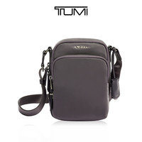 春夏新款TUMI/途明Voyageur商务轻质尼龙简约便携女士单肩斜挎包（铁灰色/0196316IRND）