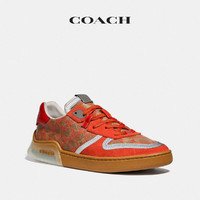 COACH/蔻驰男士CITYSOLE球鞋  G5090_QWV （男款、7.5、卡其色/橙色）