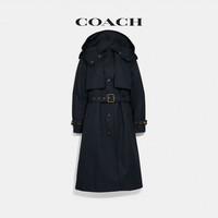COACH/蔻驰女士2020新款兜帽风衣  2968_QNF （02、渡鸦蓝）
