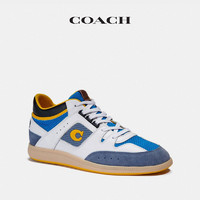 COACH 蔻驰 2021早春CITYSOLE系列男士中帮运动鞋 C3165_SF9 加勒比蓝色/亮玉米黄色 8.5
