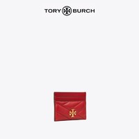 TORY BURCH 汤丽柏琦 KIRA羊皮革 衍缝设计卡包女包56815（黑色 001）