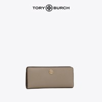 TORY BURCH 汤丽柏琦 ROBINSON 中号牛皮长款钱包 54459（灰色 082）