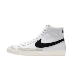 NIKE 耐克 BLAZER MID '77 VNTG 男士运动板鞋 BQ6806-100 白灰黑 41