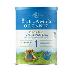 Bellamy's 贝拉米 有机婴幼儿配方奶粉 1段 900g