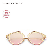 CHARLES & KEITH CHARLES&KEITH女士太阳镜CK3-21280307渐变色镜片摩登太阳镜（Pink粉红色）