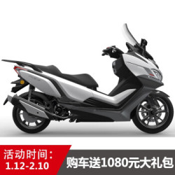 赛科龙RT3睿途尊享版国四电喷水冷发动机ABS大踏板摩托车 雪山白 尊享版 全款24500元