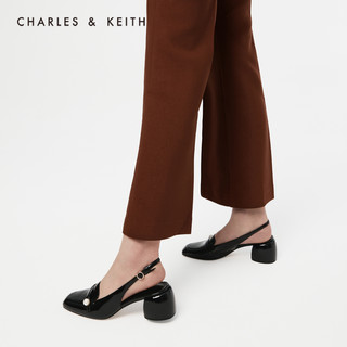 CHARLES&KEITH女鞋CK1-60920202圆珠高跟凉鞋（41、Mint Green薄荷绿色）