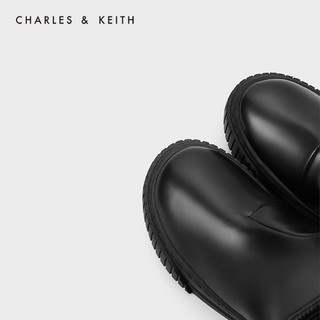 CHARLES&KEITH2020冬季新品CK9-90900006花边装饰儿童休闲短靴（29、Beige米色）